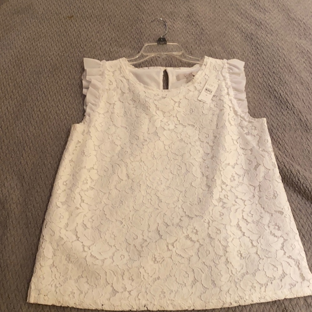 White Lace Shell